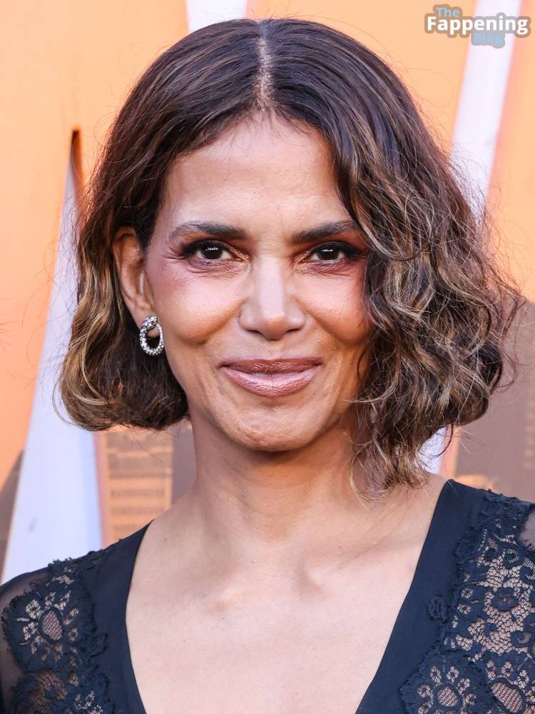 Halle Berry Looks Hot in a See-Through Lace Dress at the Premiere of “The Union” in LA (150 Photos) - #7