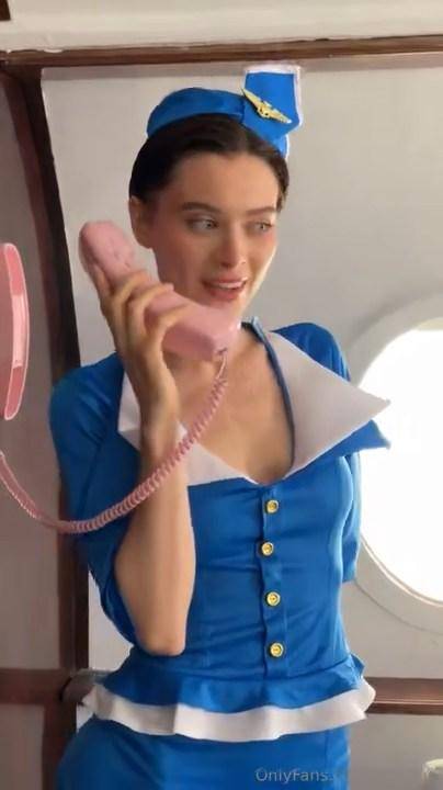 Lana Rhoades Mia Malkova Stewardess OnlyFans Video Leaked - #12