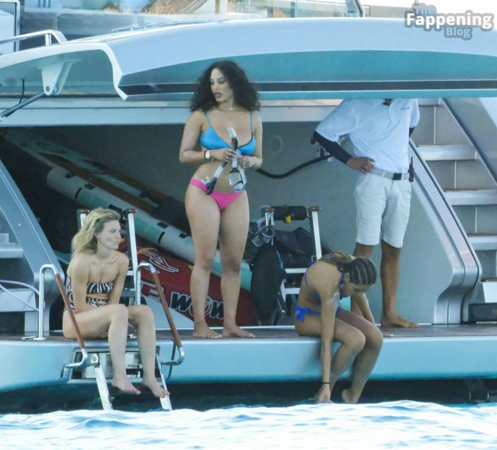 Jessica Ledon & David Guetta Get Up Close and Personal on a Yacht in Ibiza (45 Photos) - #17