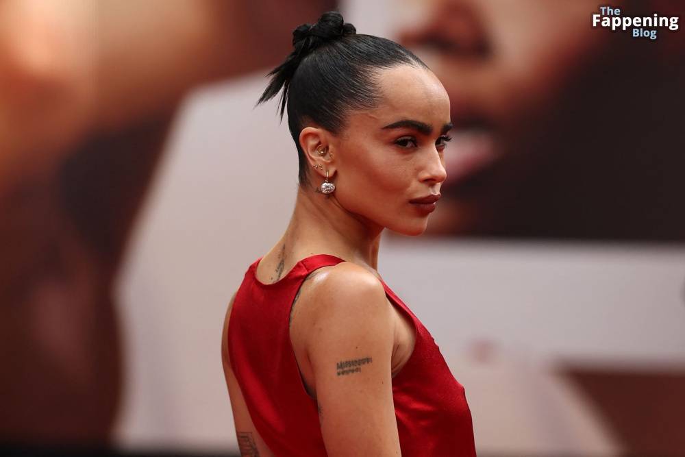 Zoë Kravitz Shows Off Her Pokies at the Premiere of “Blink Twice” in London (109 Photos) - #18