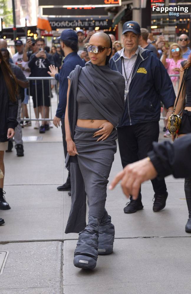 FKA Twigs is Spotted Braless as She Exits GMA3 in New York City (30 Photos) - #28