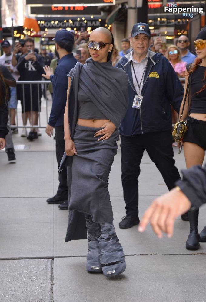 FKA Twigs is Spotted Braless as She Exits GMA3 in New York City (30 Photos) - #26