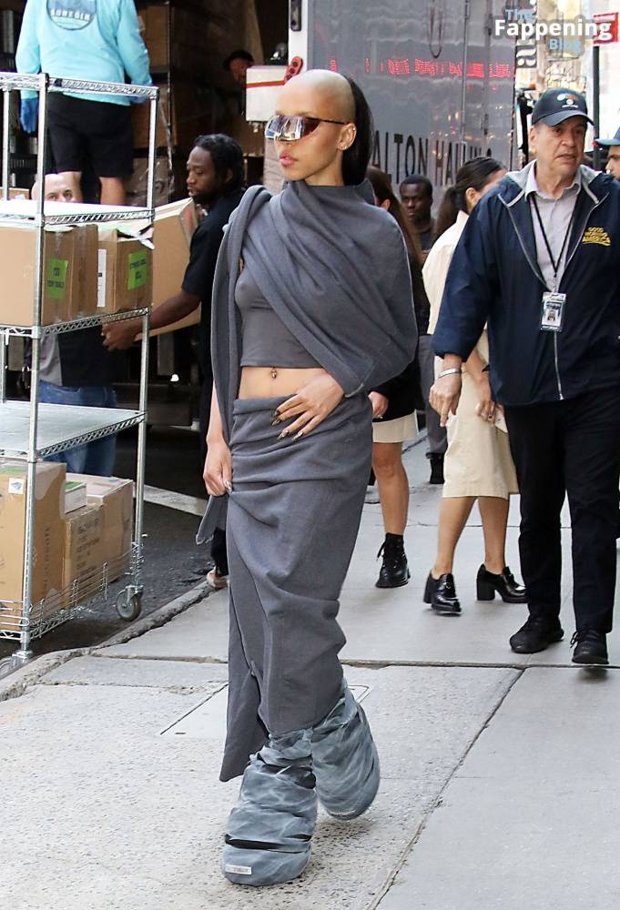 FKA Twigs is Spotted Braless as She Exits GMA3 in New York City (30 Photos) - #9