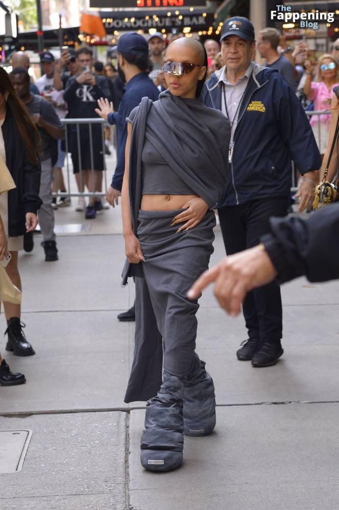 FKA Twigs is Spotted Braless as She Exits GMA3 in New York City (30 Photos) - #29