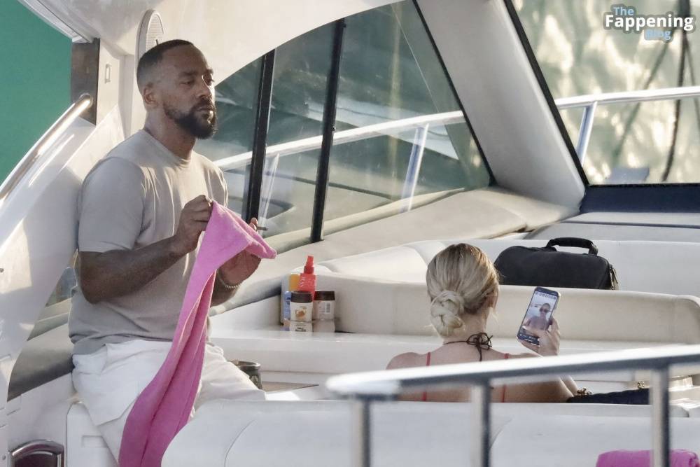 Ashley Stevenson & Marcus Jordan Enjoy a Day at Sea in Saint Tropez (12 Photos) - #1