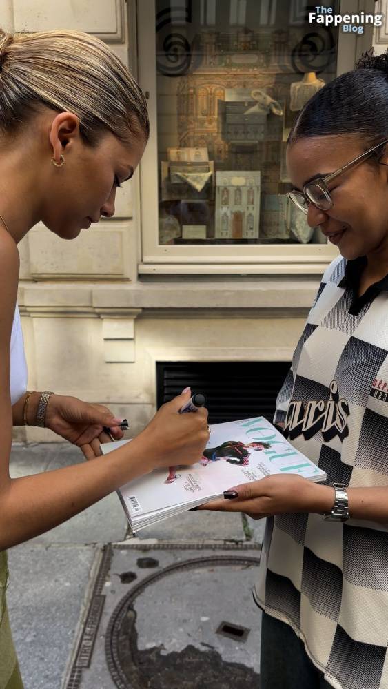 Zendaya Goes Bralessin Paris (30 Photos) - #1