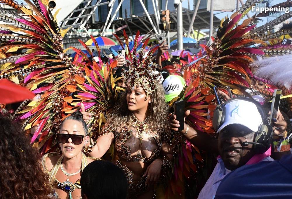 Rihanna Displays Her Curves at the Carnival Festival in Barbados (152 Photos) - #26