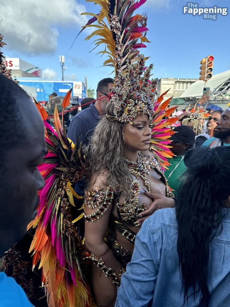 Rihanna Displays Her Curves at the Carnival Festival in Barbados (152 Photos) - #20