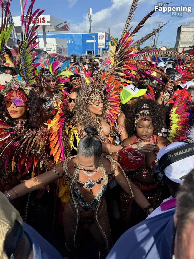 Rihanna Displays Her Curves at the Carnival Festival in Barbados (152 Photos) - #7