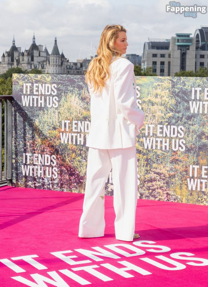 Blake Lively Poses Braless at the “It Ends With Us” Photocall in London (77 Photos) - #5