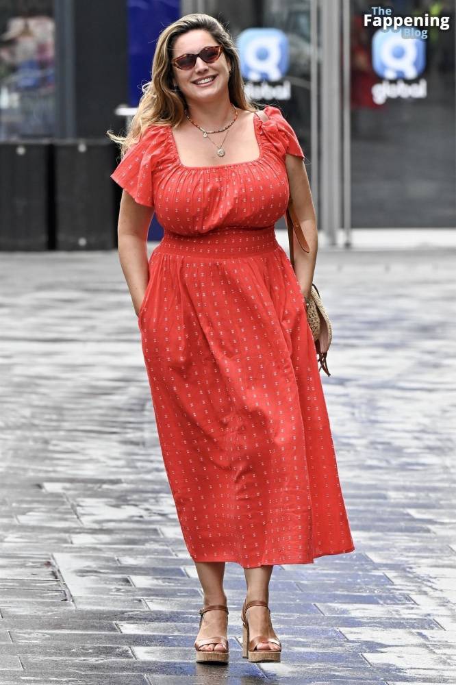 Kelly Brook Shows Off Her Assets in a Red Dress in London (34 Photos) - #13