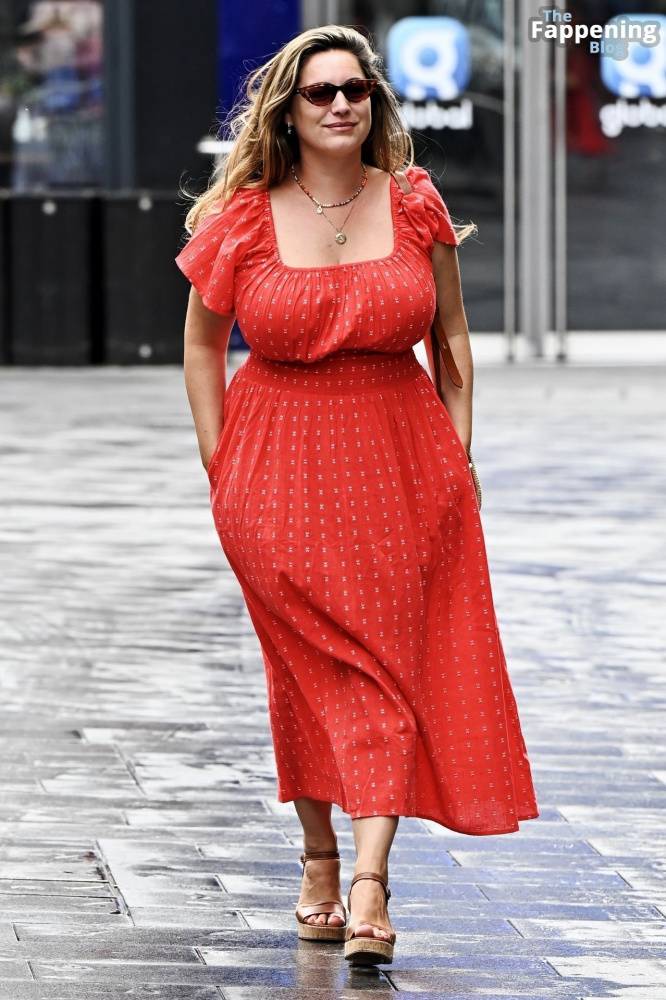 Kelly Brook Shows Off Her Assets in a Red Dress in London (34 Photos) - #1