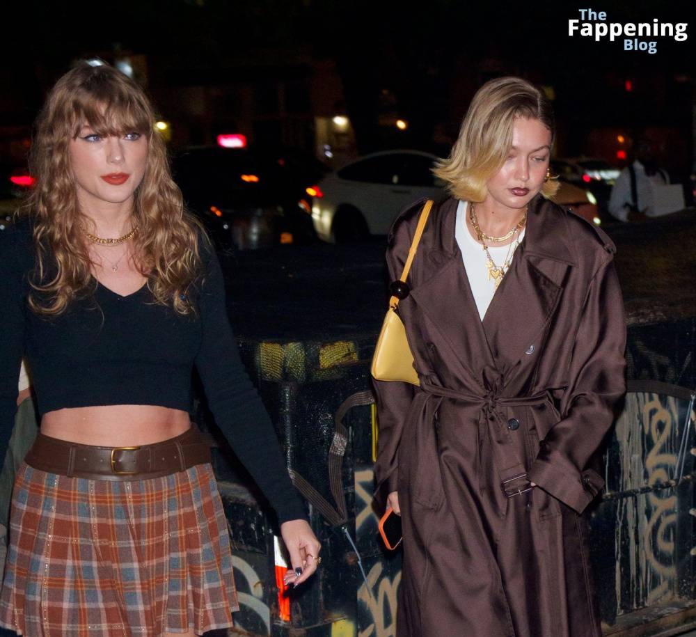 Taylor Swift Displays Her Slender Legs in a Plaid Mini Skirt on NYC Night Out (16 Photos) - #3