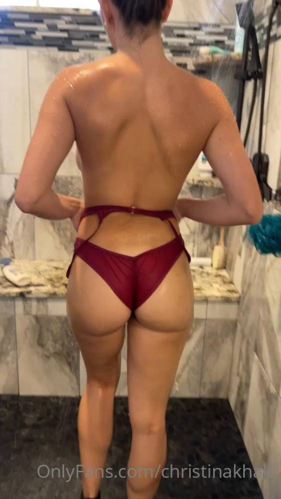 Christina Khalil Nude Outfit Strip Shower Onlyfans Video Leaked - #25