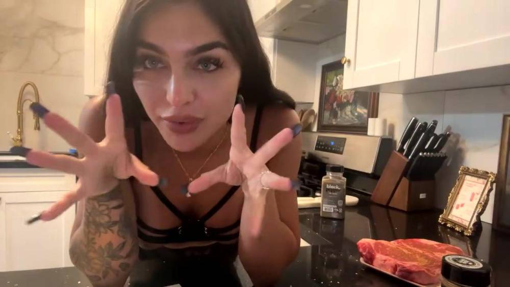 Emily Rinaudo Lingerie Kitchen Livestream OnlyFans Video Leaked - #3