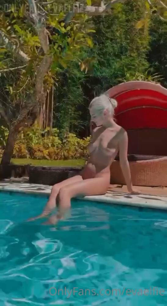 Eva Elfie Nude Pool Tease OnlyFans Video Leaked - #2