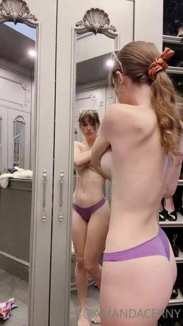 Amanda Cerny Nude Closet Striptease Onlyfans photo Leaked - #main