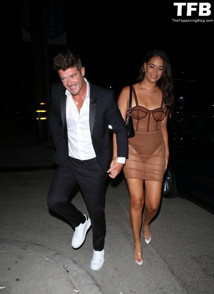 April Love Geary & Robin Thicke are One HOT Couple - #main