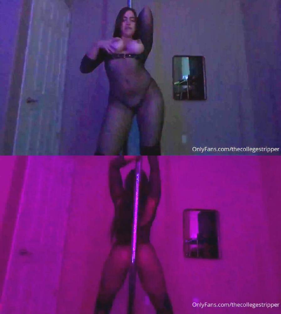 Mia Monroe Fishnet Bodysuit Striptease OnlyFans Video Leaked - #main