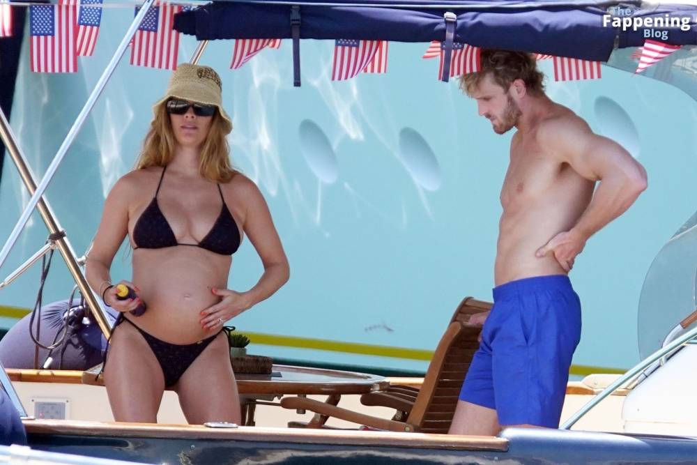 Nina Agdal & Logan Paul Celebrate July the 4th Independence Day in Capri (45 Photos) - #main