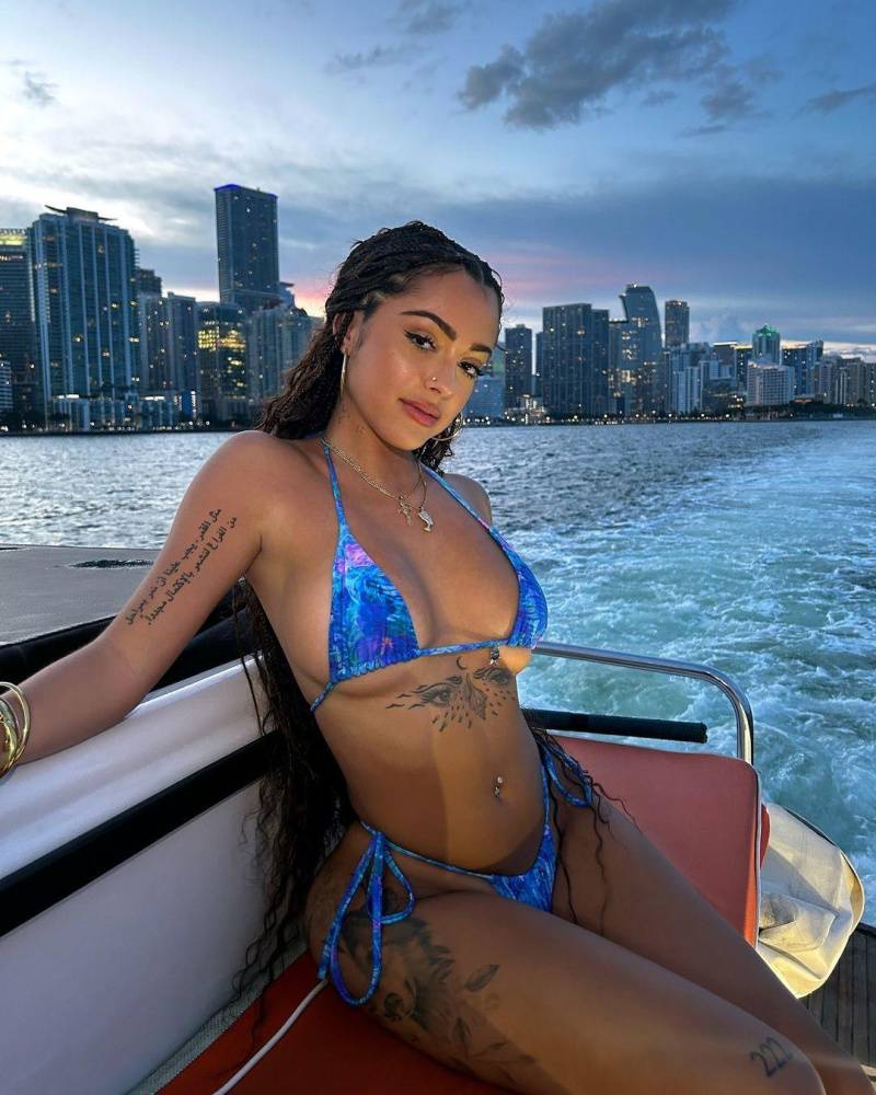 Malu Trevejo Sexy Bikini Boat Onlyfans Set Leaked - #main