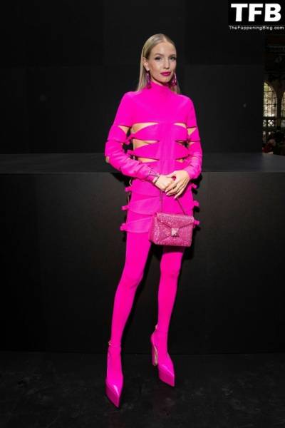 Leonie Hanne Poses Braless at the Valentino Womenswear Show in Paris - city Paris on dailyfans.net