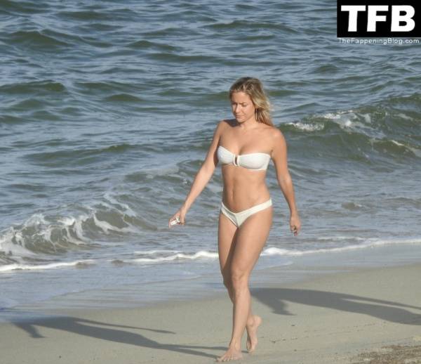 Kristin Cavallari Looks Incredible as She Takes a Dip in the Ocean in a White Bikini - county White on dailyfans.net