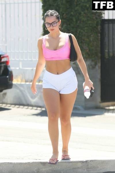 Addison Rae Looks Happy and Fit While Coming Out of a Pilates Class in WeHo on dailyfans.net