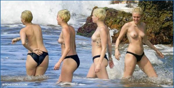 Miley Cyrus Nude Celebrity Tits Photos on dailyfans.net