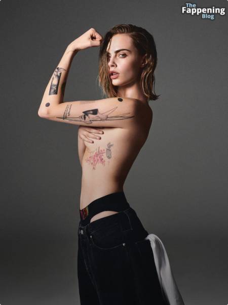 Cara Delevingne Sexy & Topless – Calvin Klein Pride Campaign (8 Photos) on dailyfans.net