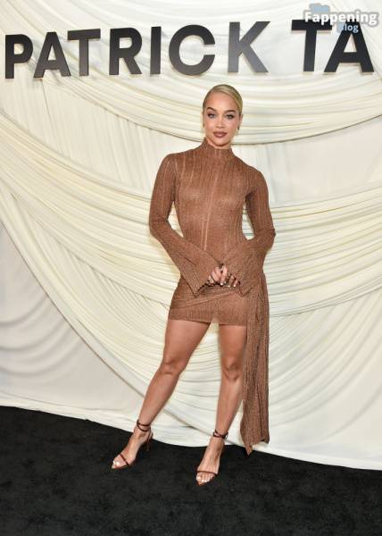 Jasmine Sanders Shows Off Her Sexy Legs at Patrick Ta’s Makeup Launch in Hollywood (17 Photos) - city Sander - city Hollywood on dailyfans.net