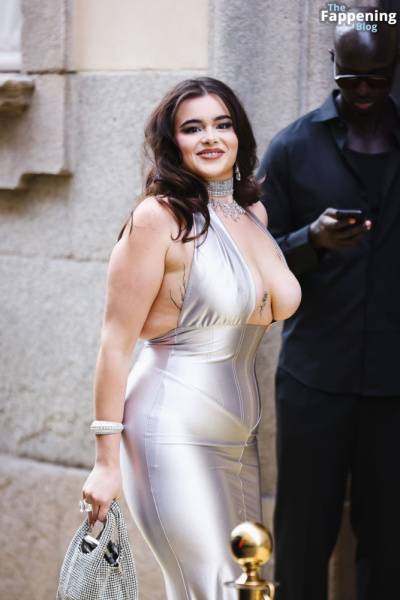 Barbie Ferreira Displays Her Sexy Boobs in Milan (5 Photos) - city Vienna on dailyfans.net