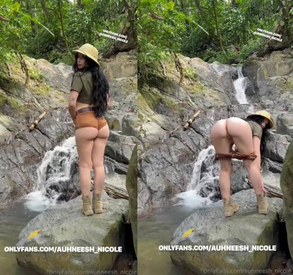 Auhneesh Nicole Outdoor Strip OnlyFans Video Leaked on dailyfans.net