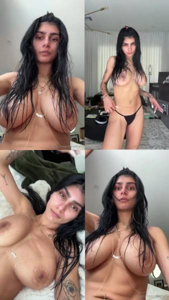 Mia Khalifa Nude Topless Livestream OnlyFans Video Leaked on dailyfans.net