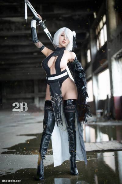 Cosplay 雨波HaneAme YoRHa 2B Set.03 on dailyfans.net