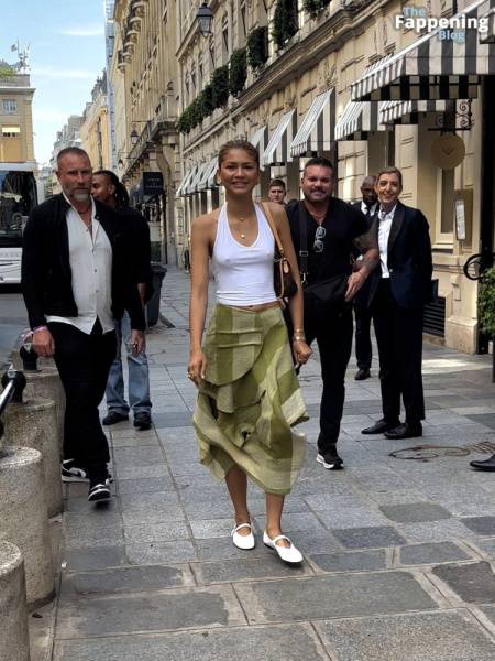 Zendaya Goes Bralessin Paris (30 Photos) - city Paris on dailyfans.net